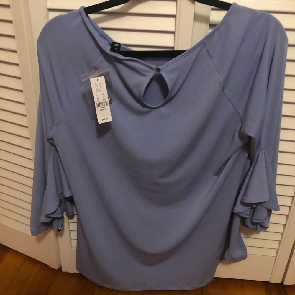Periwinkle blouse - Picture 3 of 4